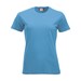 Classic dames t-shirt - turquoise